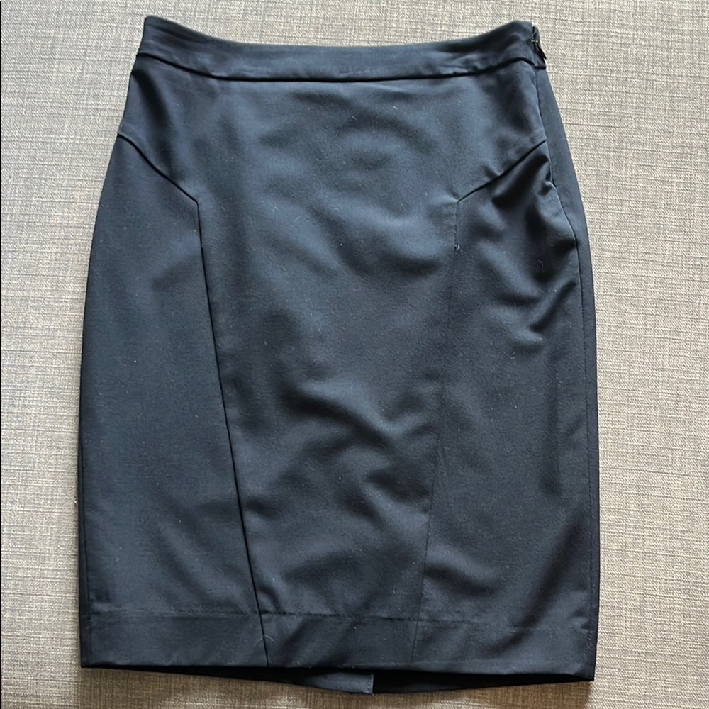 Elegant Navy Pencil Skirt